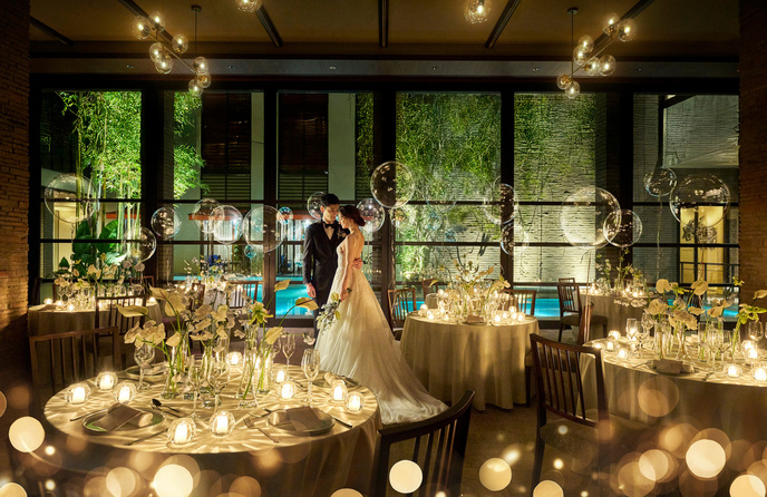 WITH THE STYLE FUKUOKA (ウィズザスタイルフクオカ) チャペル(【幻想的】ナイト挙式・ナイトパーティーン)画像 2