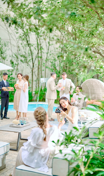 ルシアスガーデン(Luscious Garden) 陽光が満ちるプール付きパーティ会場画像 2-1