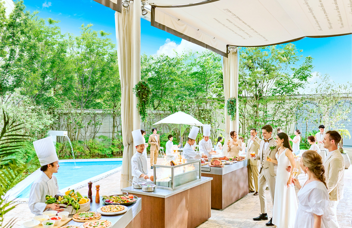 ルシアスガーデン(Luscious Garden) 陽光が満ちるプール付きパーティ会場画像 1