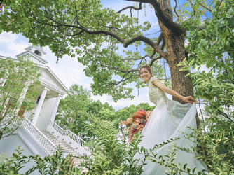 BELLE UN JOUR(ベルアンジュール) チャペル(東三河唯一の大階段でのアフターセレモニー)画像 2-2