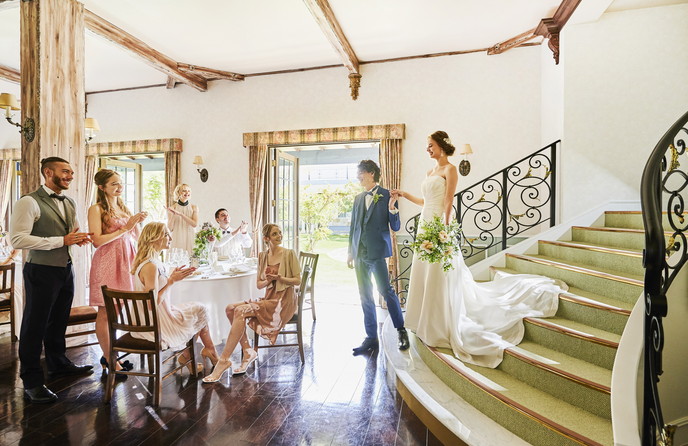 マナーヴィレッジ 写風舘 【多彩な演出】憧れ階段や、ガーデン入場画像 1