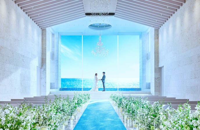 グレイスヒル・オーシャンテラス セレモニースペース(オーシャンビューチャペル×森の貸切テラス)画像 1