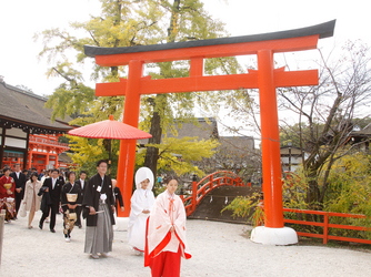 桜鶴苑(おうかくえん) 神社(歴史ある神社での神前式)画像 2-4