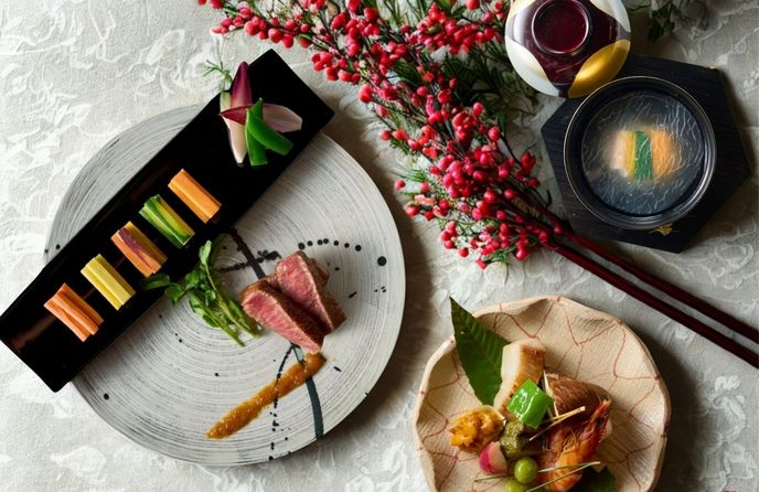 桜鶴苑(おうかくえん) 料理・ケーキ1画像 1