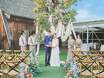 The Secret Home (ザ シークレットホーム) セレモニースペース(開放感抜群のガーデン挙式)画像 2-2