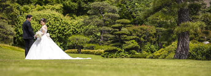 八芳園 料亭 壺中庵 庭園3画像 2-1