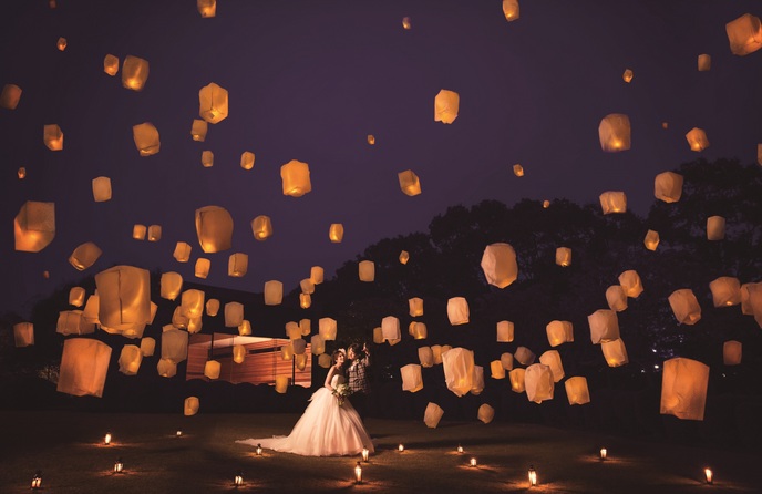 アール ベル アンジェ Nagoya ロマンティックなナイトウェディング♪画像 1