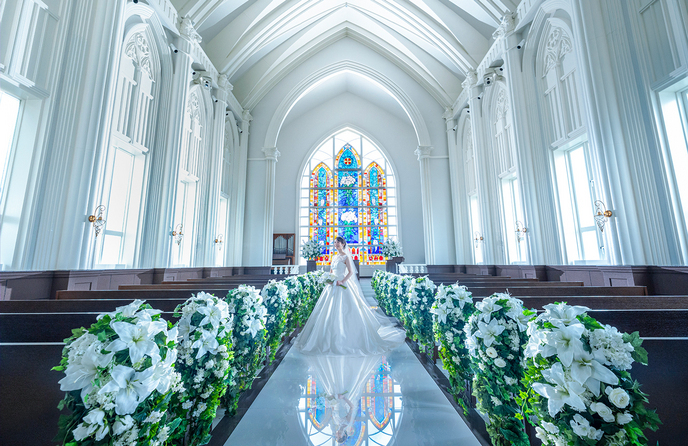 迎賓館シェーナ~PARTIR KYOTO~ チャペル(ステンドグラスが美しい独立型の大聖堂)画像 1