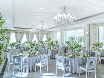 アイルマリー横浜(I’LLMARRY YOKOHAMA) チャペル(バラ窓のステンドグラスがきらめく大聖堂)画像 2-3