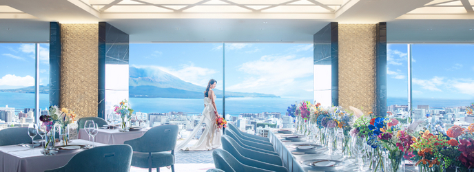 SHIROYAMA HOTEL kagoshima(城山ホテル鹿児島) ル シエル&ヴォルカン/最上階レストラン画像 2-1