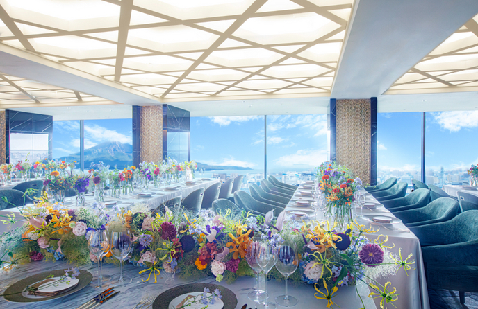 SHIROYAMA HOTEL kagoshima(城山ホテル鹿児島) ル シエル&ヴォルカン/最上階レストラン画像 1