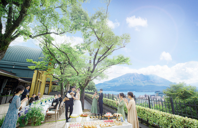 SHIROYAMA HOTEL kagoshima(城山ホテル鹿児島) ホルト ゲストヴィラ/専用ガーデン画像 1