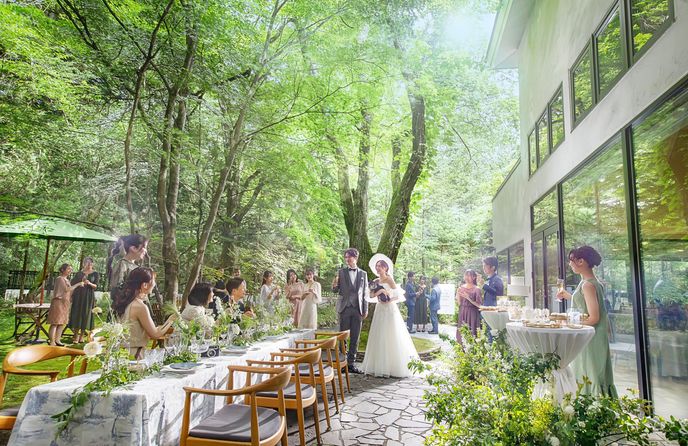 ANELLI 軽井沢(アネーリ 軽井沢) 軽井沢の森のガーデンパーティ画像 1