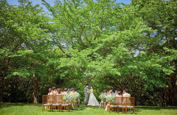ララシャンス 博多の森 プレ花嫁人気No.1!ガーデンセレモニー画像 1