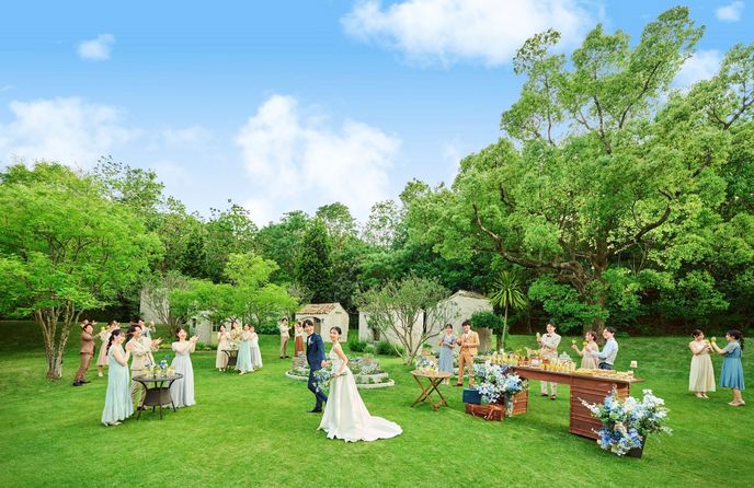 ララシャンス 博多の森 庭園2画像 1