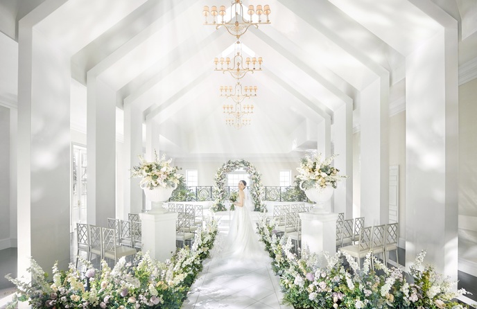 赤坂 アプローズスクエア迎賓館 チャペル(光差し込む白亜のチャペル)画像 1