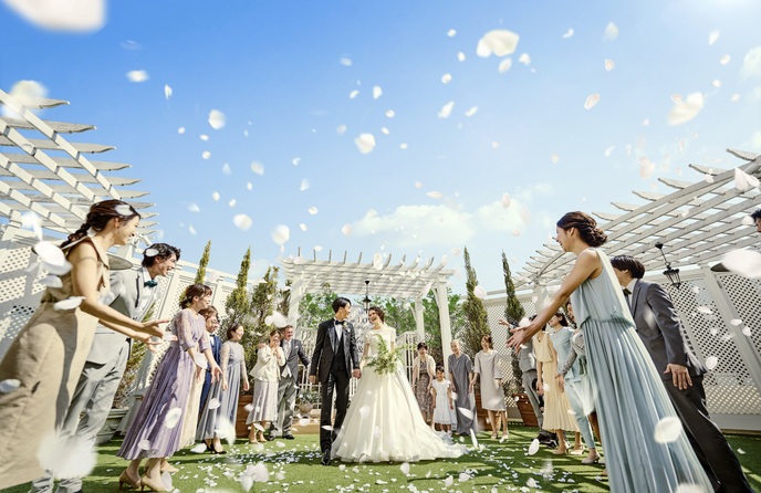 東京アフロディテ セレモニースペース(ルーフトップガーデンでアフターセレモニー)画像 1