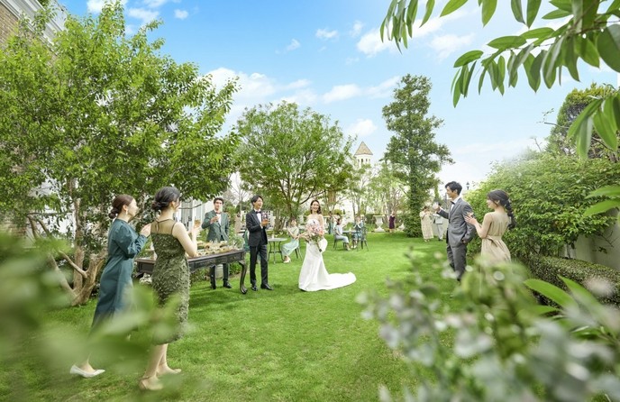 アートグレイス ウエディングコースト 大阪 庭園2画像 1