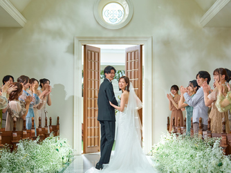 星ヶ丘迎賓館 アートグレイスクラブ セレモニースペース(独立型チャペルで叶えるフラワーシャワー)画像 2-2