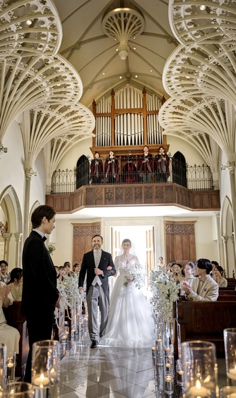 セントグレース大聖堂 チャペル(夜の空に浮かび上がるセントグレース大聖堂)画像 2-1