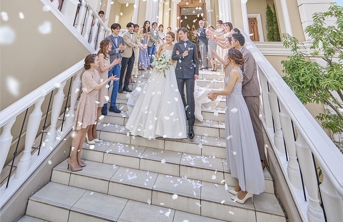 セントグレースヴィラ セレモニースペース(大階段でのフラワーシャワーで幸せな時間を)画像 2