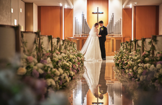 横浜ベイシェラトン ホテル&タワーズ チャペル(光が差し込む【チャペルウエディング】)画像 1