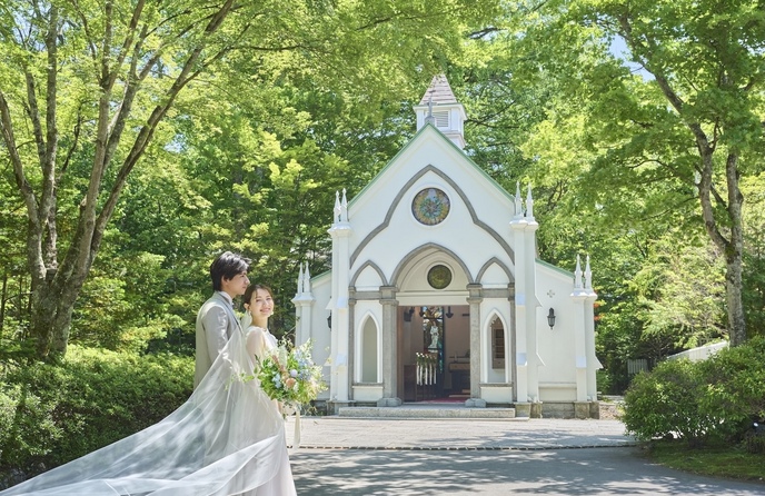 旧軽井沢礼拝堂 旧軽井沢ホテル音羽ノ森 チャペル(旧軽井沢礼拝堂)画像 1