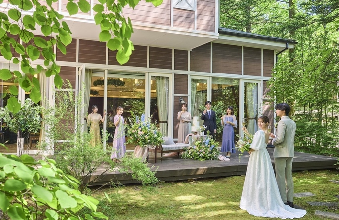 旧軽井沢礼拝堂 旧軽井沢ホテル音羽ノ森 〈三笠〉ホテルのメインバンケット画像 2