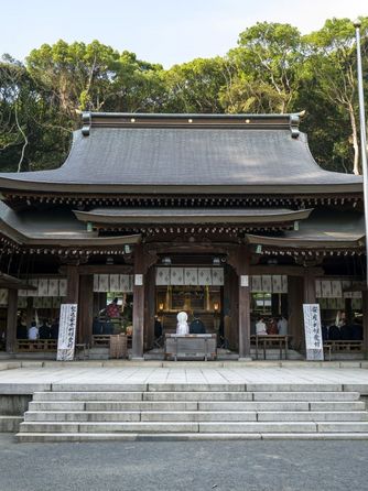 国指定重要文化財 旧松本邸(THE INDUSTRY CLUB OF WEST JAPAN) 神社(旧松本邸近くにある高見神社)画像 1-1