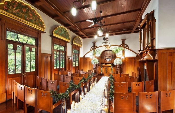 国指定重要文化財 旧松本邸(THE INDUSTRY CLUB OF WEST JAPAN) セレモニースペース(クラシックチャペル)画像 1