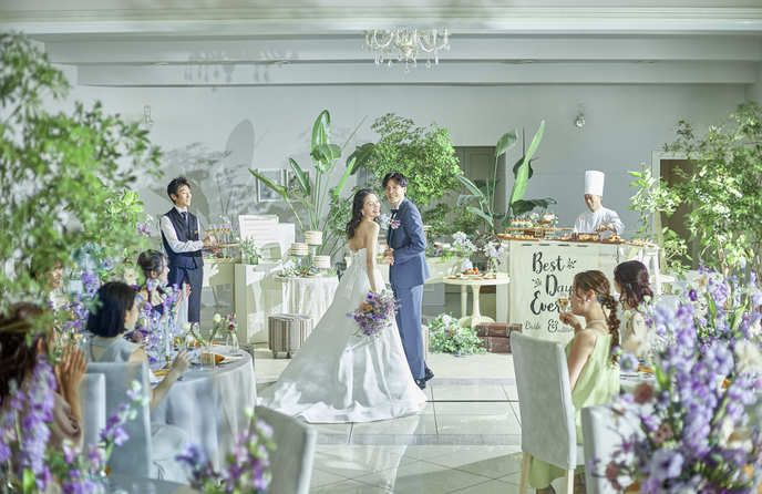 ラ・セーヌブランシュ 【ルミエール】会場一体型のラウンジ画像 1