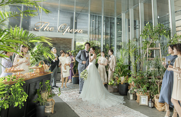 The Opera(オペラ) テラスでゲストと過ごすウェルカムパーティ画像 1