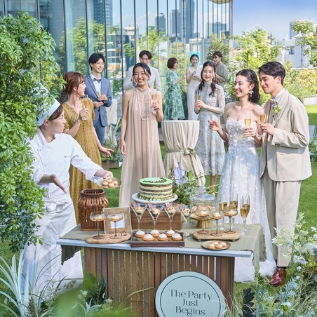 アルモニーアンブラッセ ウエディングホテル ガーデンパーティ画像 2-1