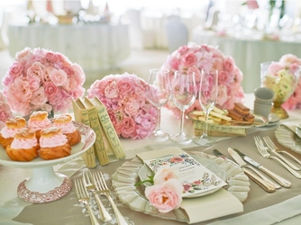 ホテル日航姫路 披露宴会場「真珠」コーディネート画像 2-2