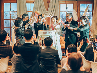 会津 写遊庭 型にはまらない二人ならではの結婚式画像 1-3