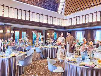 会津 写遊庭 自然光が差し込む開放感のあるパーティ会場画像 2-2