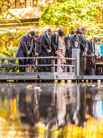 浮月楼(国登録名勝/国登録有形文化財) セレモニースペース(水上舞台「水鏡」神前挙式)画像 2-1