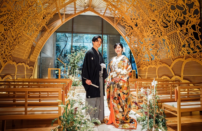 ANAクラウンプラザホテル広島 チャペル(木もれ陽のチャペル)画像 1