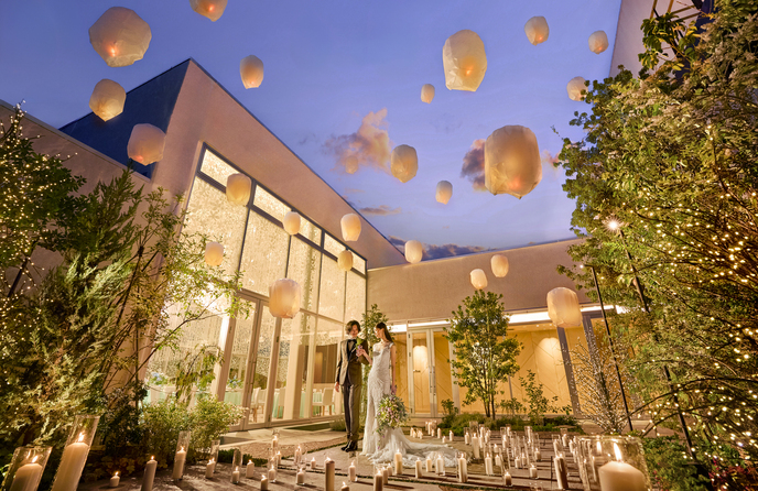 HILLTOP THE SQUARE (ヒルトップ ザ スクエア) セレモニースペース(幻想的なナイトウエディング)画像 1