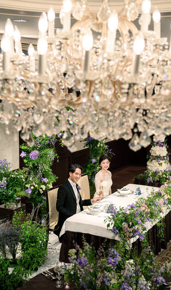 帝国ホテル 東京 華やかなシャンデリアが煌めく【蘭の間】画像 2-1