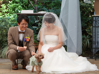 フェリーチェガーデン日比谷(日比谷公園内) ペットも参加可能な結婚式♪画像 2-3