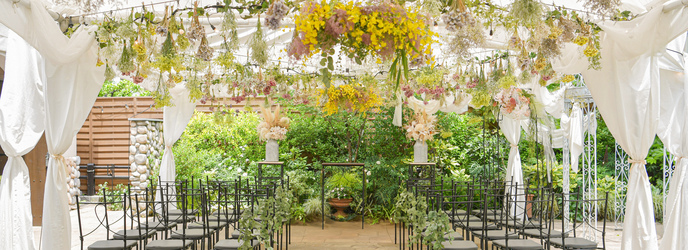 フェリーチェガーデン日比谷(日比谷公園内) セレモニースペース("選べる2つのセレモニースペース")画像 1-1