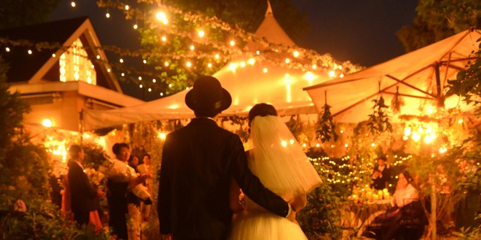 フェリーチェガーデン日比谷(日比谷公園内) ナイトウェディング画像 1