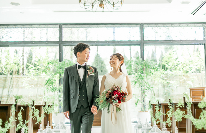 アイネスヴィラノッツェ宝ヶ池 セレモニースペース(3面ガラス”緑・自然光”あふれるチャペル)画像 2