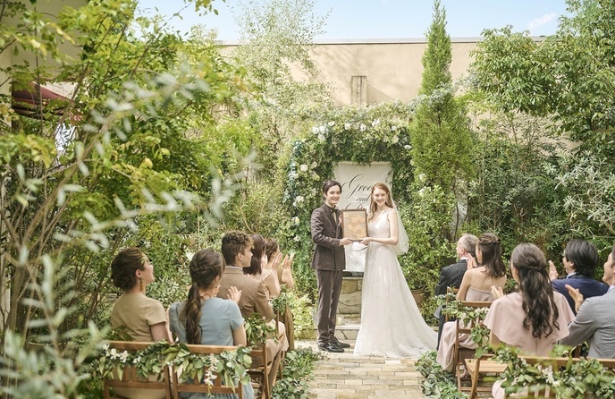 Rouge Blanc(ルージュ:ブラン) セレモニースペース(オシャレで開放感抜群!ガーデン挙式)画像 1