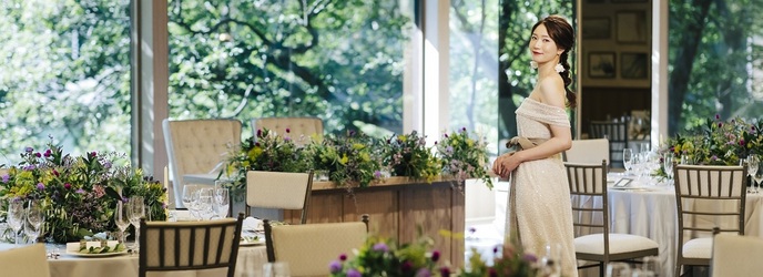 ホテル椿山荘東京 22年リニューアル!森に囲まれた会場「響」画像 2-1