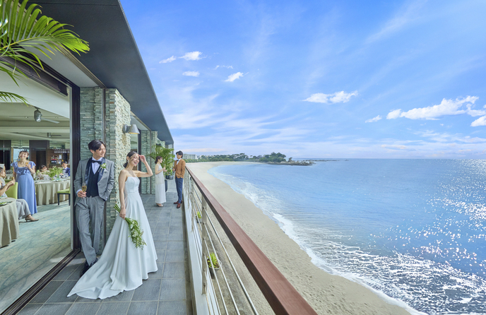 SCAPES THE SUITE(スケープス ザ スィート) エリア唯一の海を使ったサプライズ演出画像 1