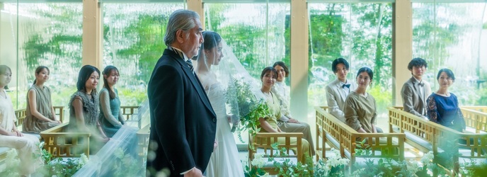 アーセンティア迎賓館 高崎 チャペル(煌く滝と光、緑が祝福する独立型チャペル)画像 2-1