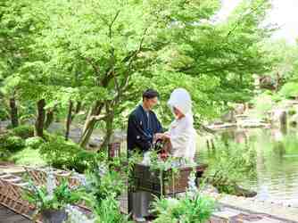 GARDEN RESTAURANT TOKUGAWAEN(ガーデンレストラン徳川園) セレモニースペース(四季を愉しむ広大な日本庭園での和装人前式)画像 2-2