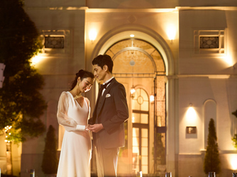 北山迎賓館 昼との異なる幻想的なナイトウェディング画像 2-2